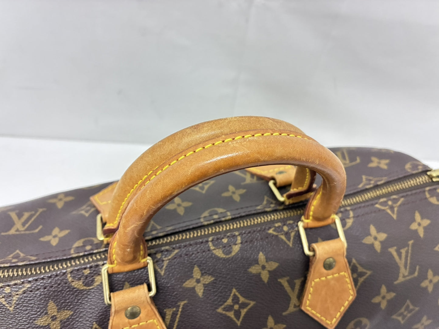 Louis Vuitton Speedy Handbag Monogram Canvas, Brown, Canvas, Handbag