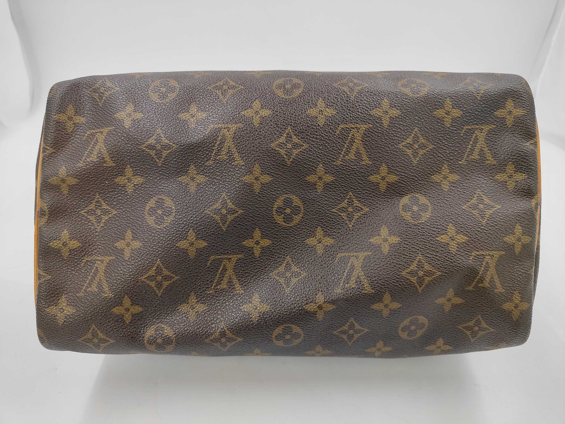 Louis Vuitton Speedy Handbag Monogram Canvas, Brown, Canvas, Handbag