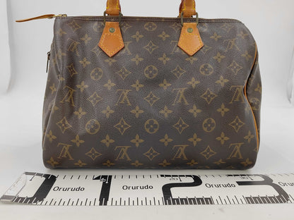 Louis Vuitton Speedy Handbag Monogram Canvas, Brown, Canvas, Handbag