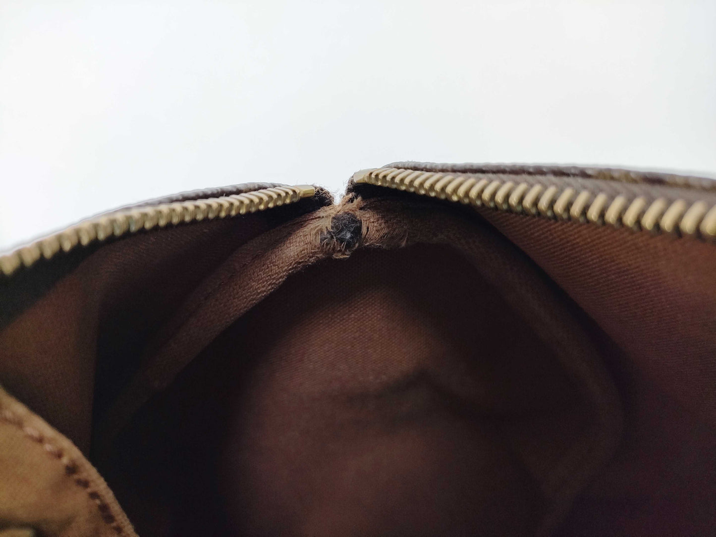 Louis Vuitton Speedy Handbag Monogram Canvas, Beige, Canvas, Handbag