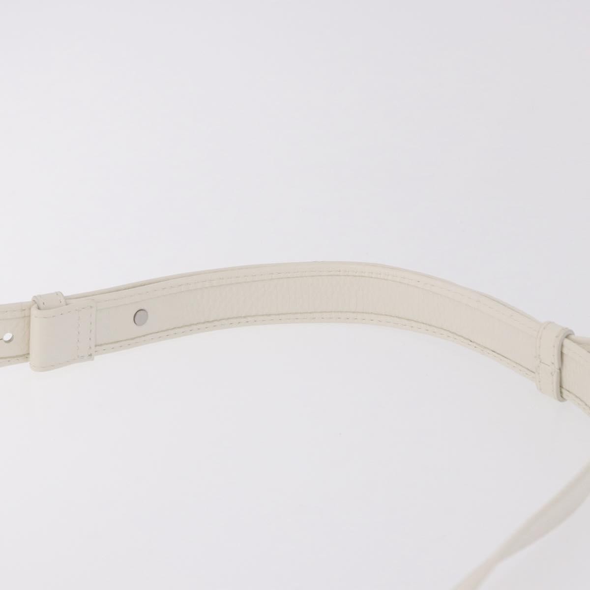 Bottega Veneta Cassette Belt Maxi Intrecciato Leather, White, Leather, Clutch