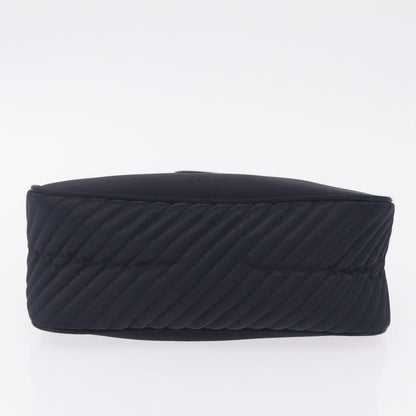Saint Laurent Vintage Quilted Top Handle Bag Nylon, Navy, Nylon, Handbag