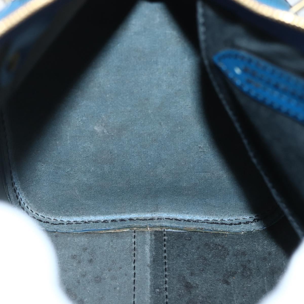 Louis Vuitton Speedy Handbag Epi Leather, BLUE, LEATHER, Handbag