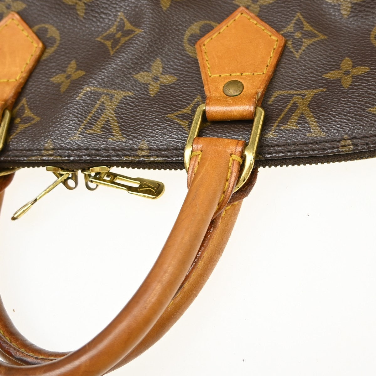 Louis Vuitton Alma Monogram Canvas, Brown, Canvas, Handbag