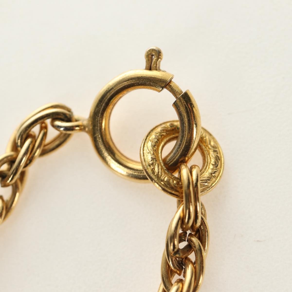 Chanel CC Pendant Metal with Crystals, Gold, Metal, Necklace