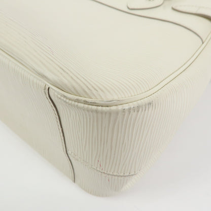 Louis Vuitton Passy Epi Leather, White, Leather, Tote Bag
