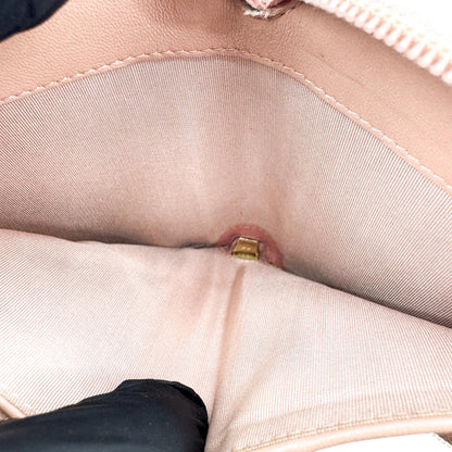Chanel Boy Zip Around Quilted Patent, Pink, Patent Leather, Wallet
