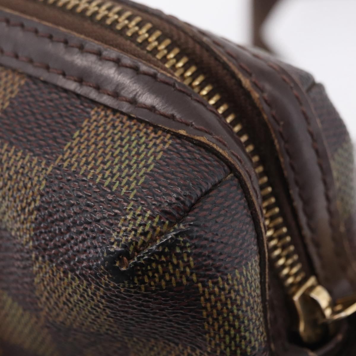 Louis Vuitton Trotteur Beaubourg Damier, Brown, Canvas, Handbag