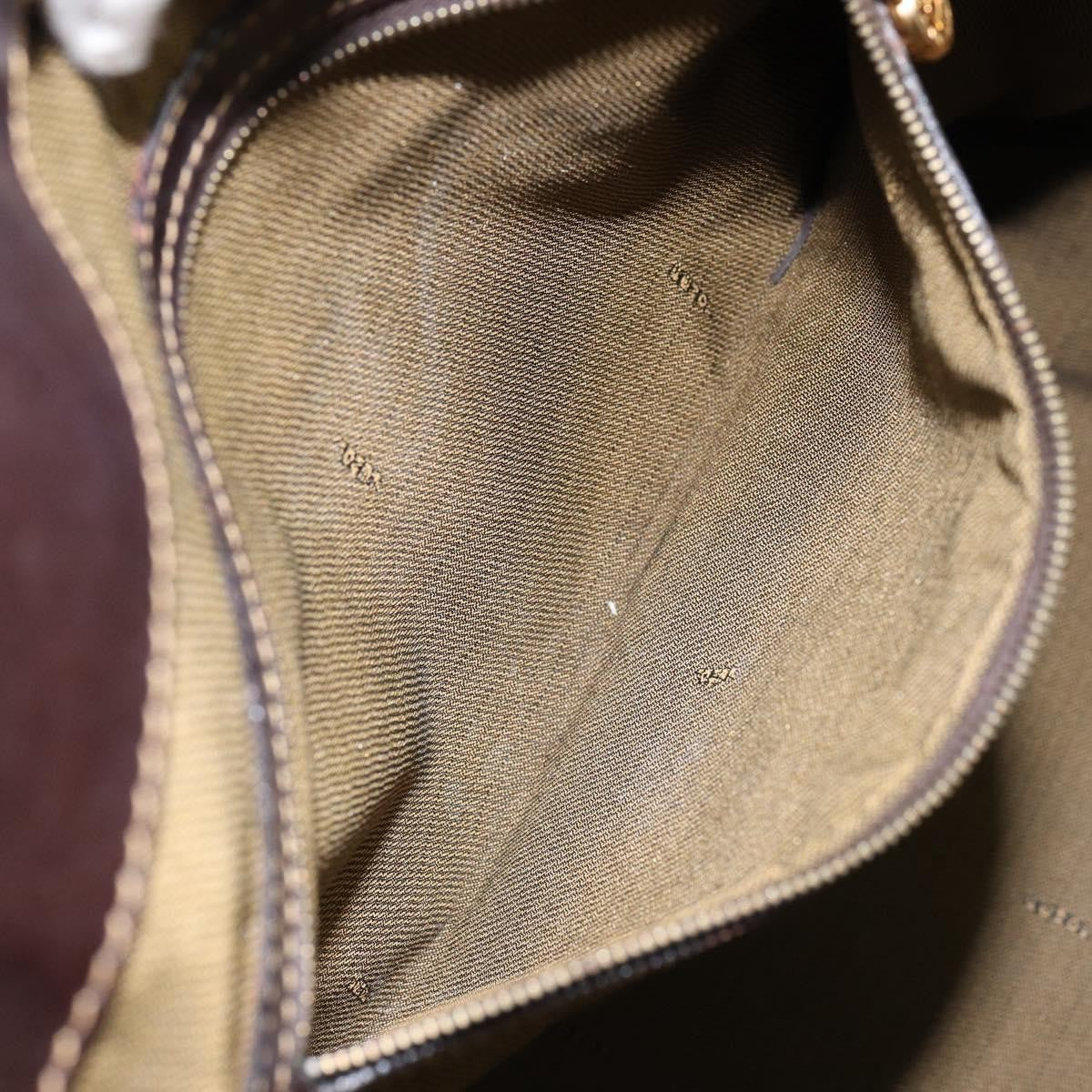 Fendi Vintage Zip Tote Zucca Canvas, Brown, Canvas, Tote Bag