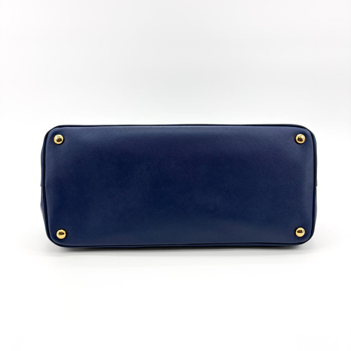 Prada Lux Open Saffiano Leather, Blue, Leather, Tote Bag