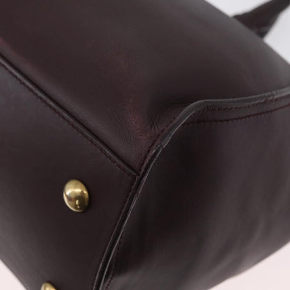 Saint Laurent Classic Y Cabas Leather, Purple, Leather, Tote Bag