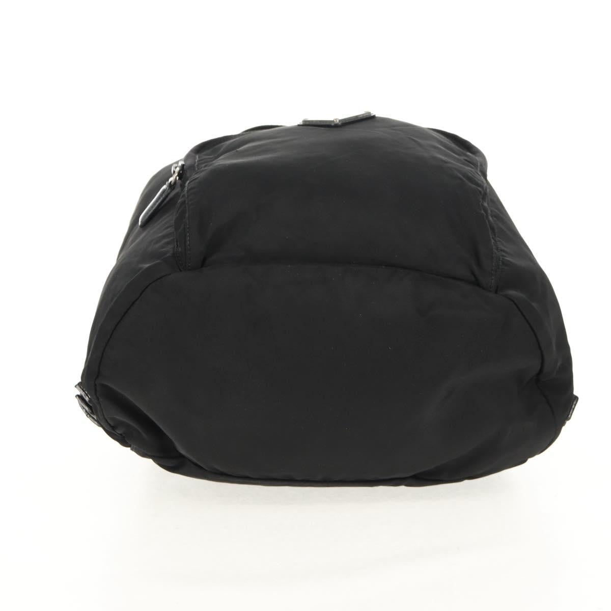 Prada Front Pocket Tessuto, Black, Nylon, Backpack