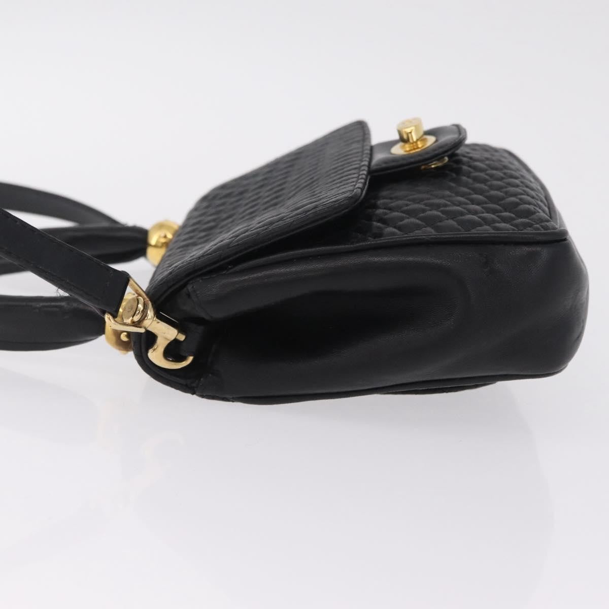Bally Handbag Leather, Black, Leather, Handbag