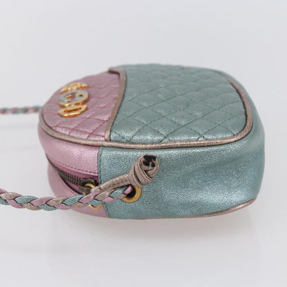 Gucci Trapuntata Camera Lambskin, Blue, Leather, Shoulder Bag
