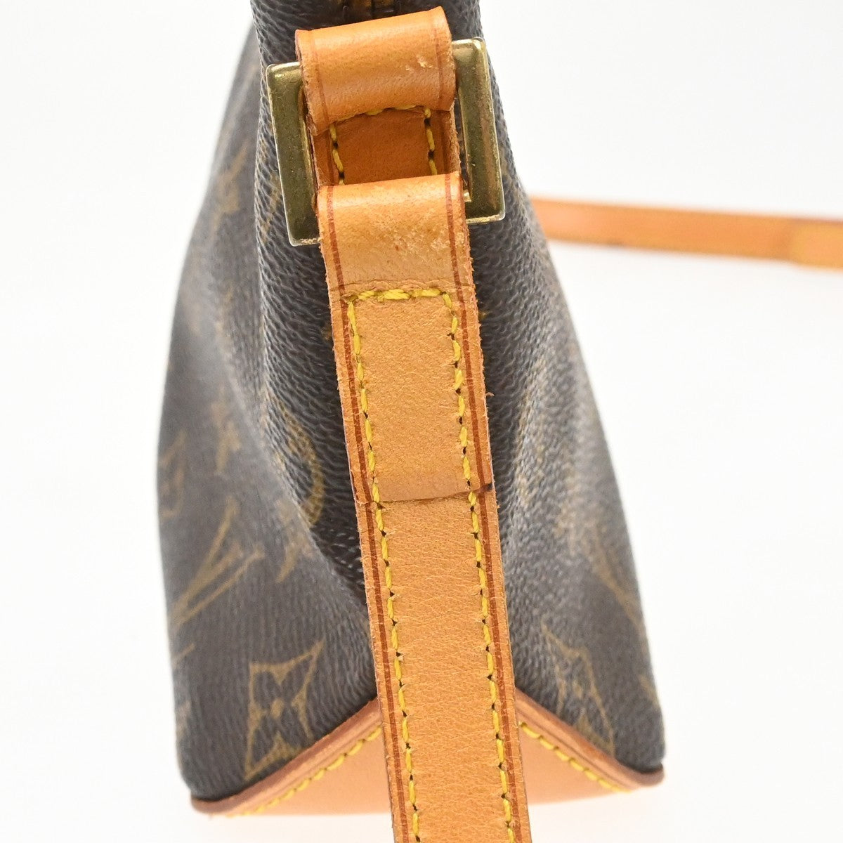 Louis Vuitton Trotteur Monogram Canvas, Brown, Canvas, Handbag