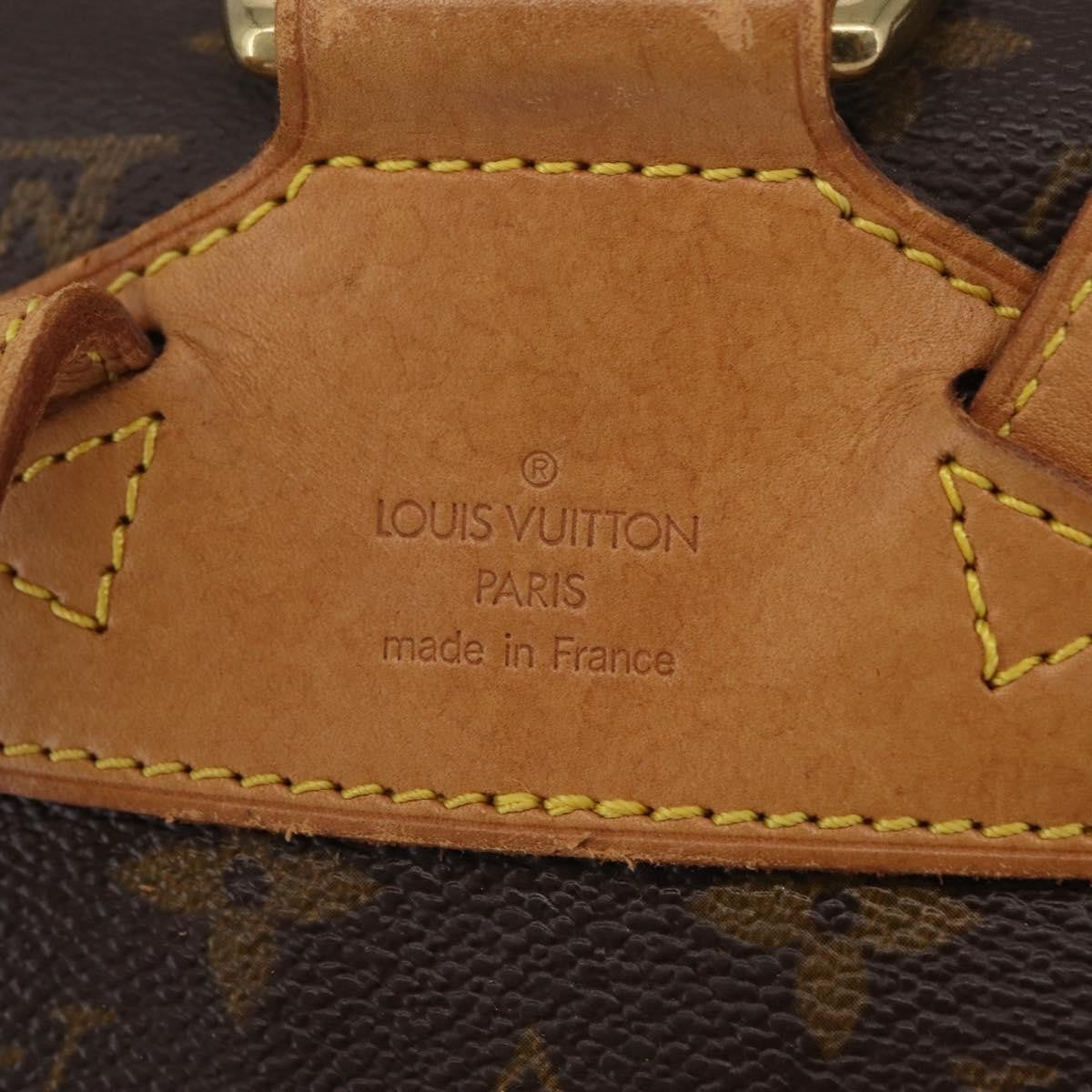 Louis Vuitton Vintage Montsouris Monogram Canvas, Brown, Canvas, Backpack