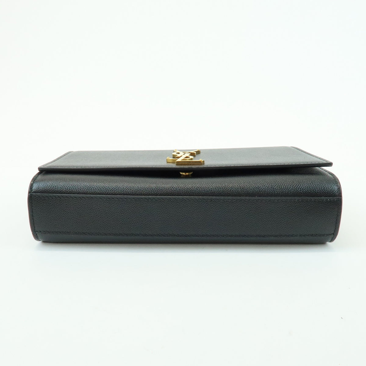 Saint Laurent Classic Monogram Leather, Black, Leather, Crossbody Bag