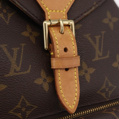 Louis Vuitton Vintage Montsouris Monogram Canvas, Brown, Canvas, Backpack