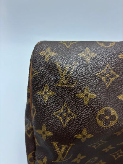 Louis Vuitton Speedy Monogram, Brown, Canvas, Handbag