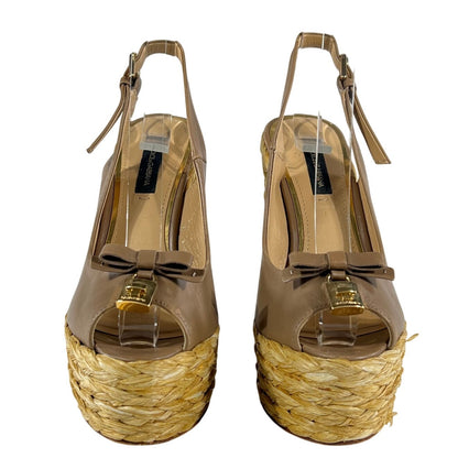 Dolce and Gabbana Espadrille Sandals 6.5 US Tan
