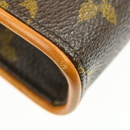 Louis Vuitton Florentine Canvas, Brown, Canvas, Clutch