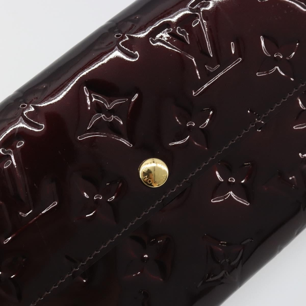 Louis Vuitton Sarah Monogram Vernis, Burgundy, Patent Leather, Clutch