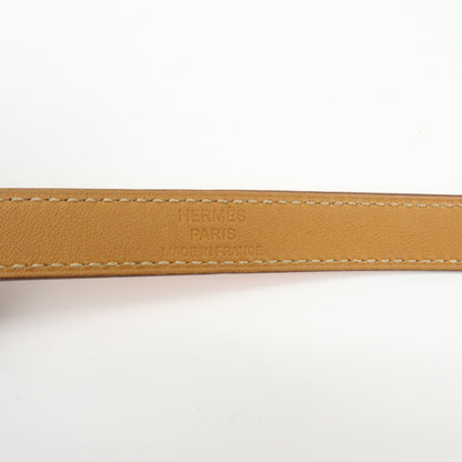 Hermes Kelly Double Tour Leather, Orange, Leather, Bracelet