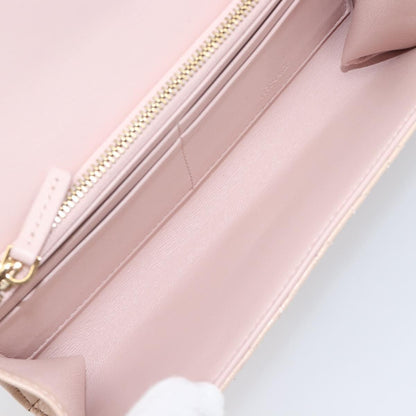 Versace Greca Goddess Convertible Clutch Leather, Pink, Leather, Shoulder Bag