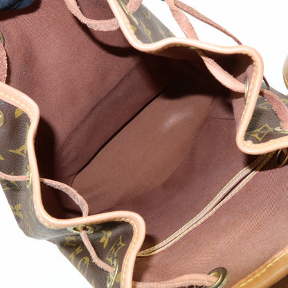 Louis Vuitton Vintage Montsouris Monogram Canvas, Brown, Canvas, Backpack