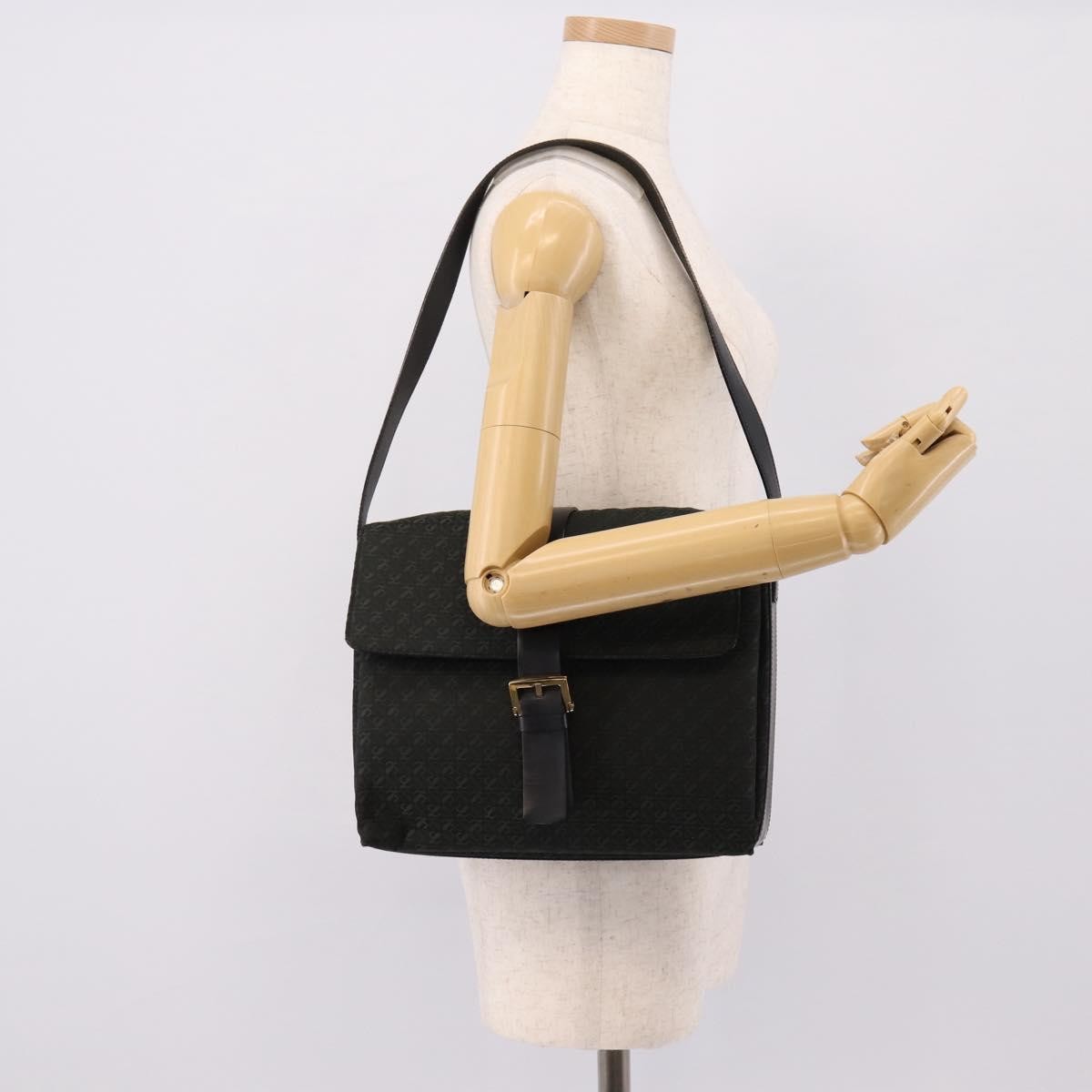 Loewe Vintage Canvas, Green, Canvas, Shoulder Bag