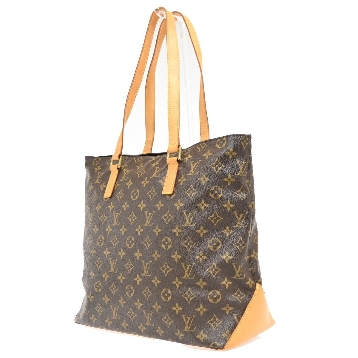 Louis Vuitton Cabas Mezzo Monogram Canvas, Brown, Canvas, Tote Bag