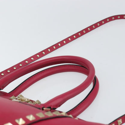 Valentino Garavani Rockstud Tote Rigid Leather, Pink, Leather, Tote Bag
