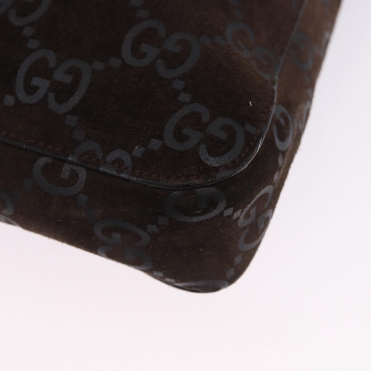 Gucci Vintage Hobo GG Suede, Multicolour, Suede, Shoulder Bag