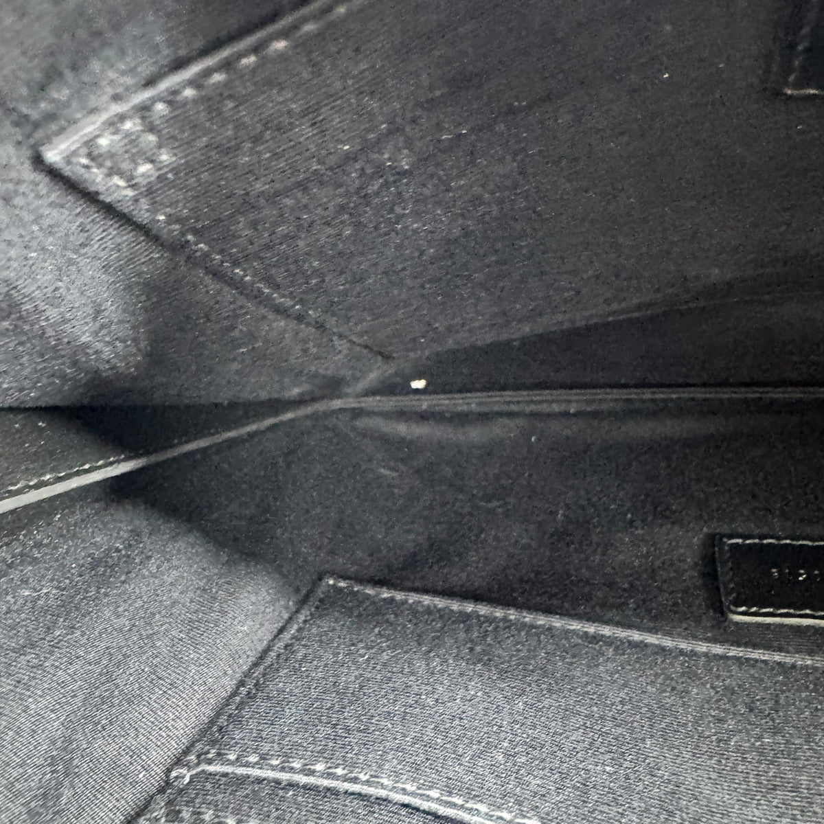 Saint Laurent Classic Monogram Wristlet Leather, Black, Calfskin, Clutch