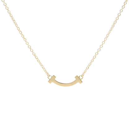 Tiffany & Co. T Smile Pendant 18K Rose Gold, Gold, Pink Gold, Necklace