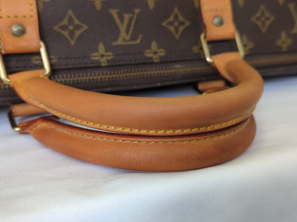Louis Vuitton Keepall Monogram Canvas, Brown, Canvas, Travel Bag
