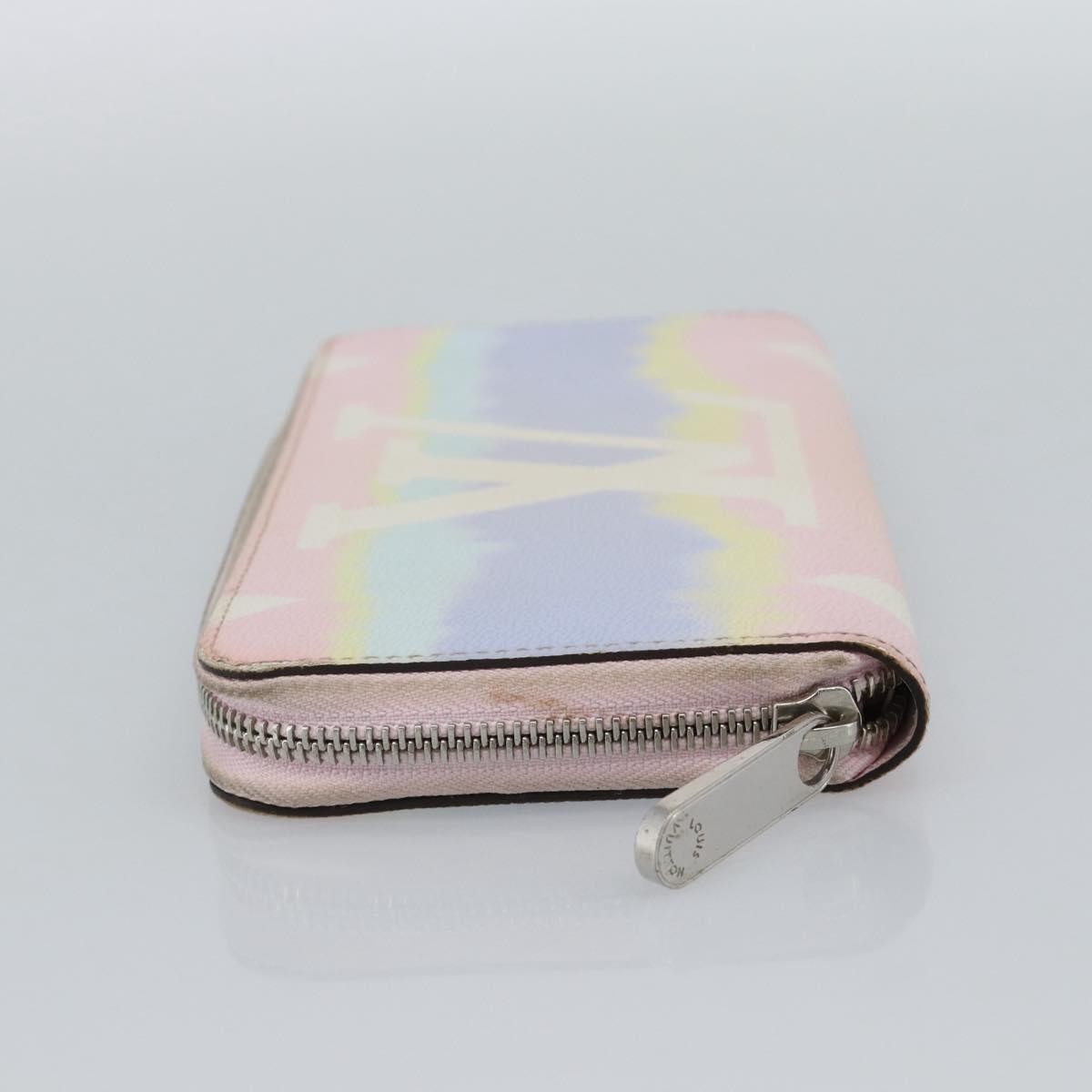 Louis Vuitton Zippy By The Pool Monogram Giant, Pink, Canvas, Wallet