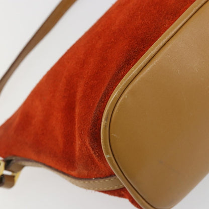 Gucci Vintage Suede, Orange, Suede, Clutch
