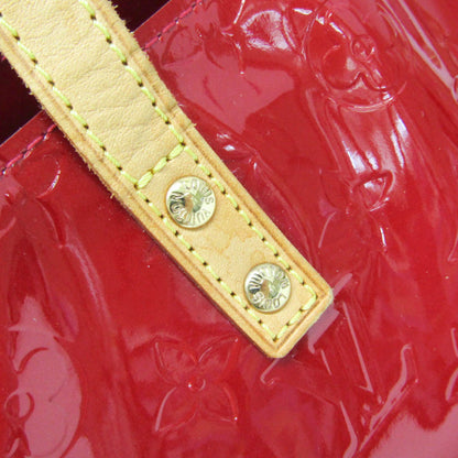 Louis Vuitton Reade Monogram Vernis, Red, Patent Leather, Handbag