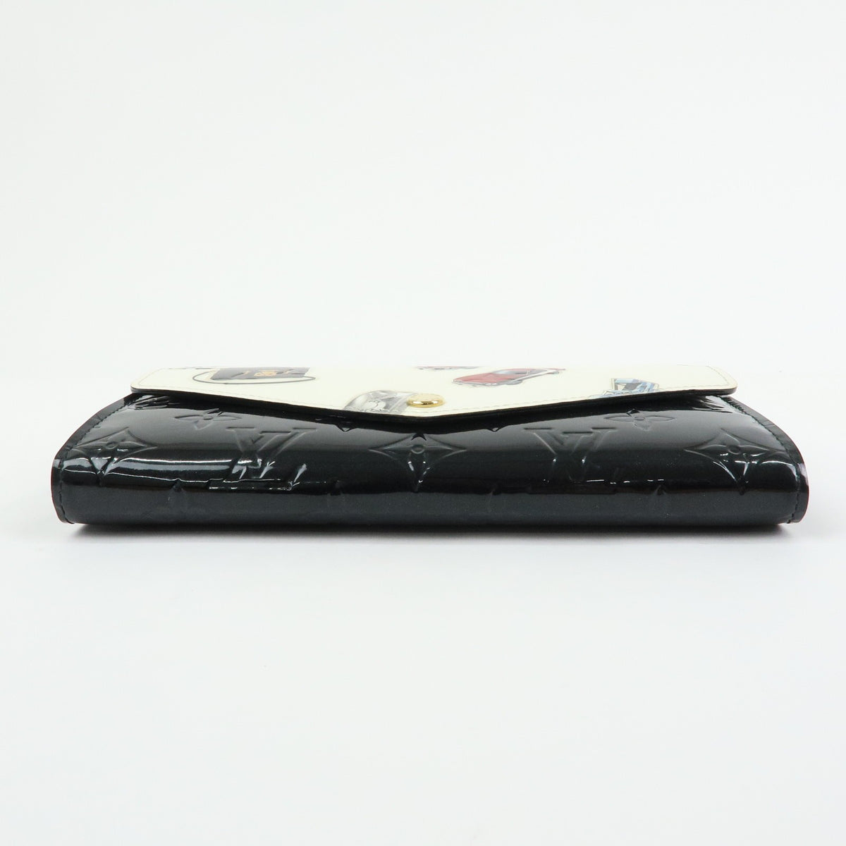Louis Vuitton Sarah Wallet NM Limited Edition Stickers Monogram Vernis, Multicolour, Patent Leather, Wallet