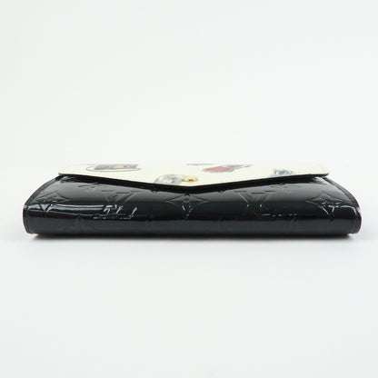Louis Vuitton Sarah Wallet NM Limited Edition Stickers Monogram Vernis, Multicolour, Patent Leather, Wallet
