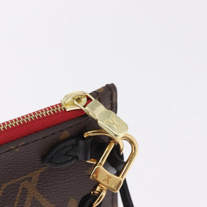 Louis Vuitton Neverfull Pochette Limited Edition World Tour Monogram Canvas, Brown, Canvas, Clutch