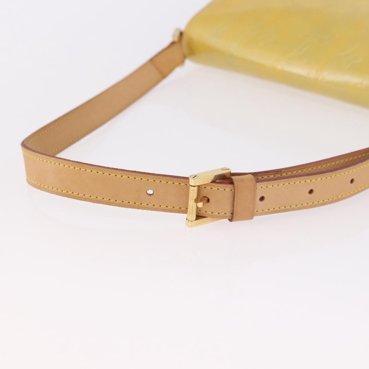 Louis Vuitton Thompson Street Monogram Vernis, Yellow, Patent Leather, Shoulder Bag