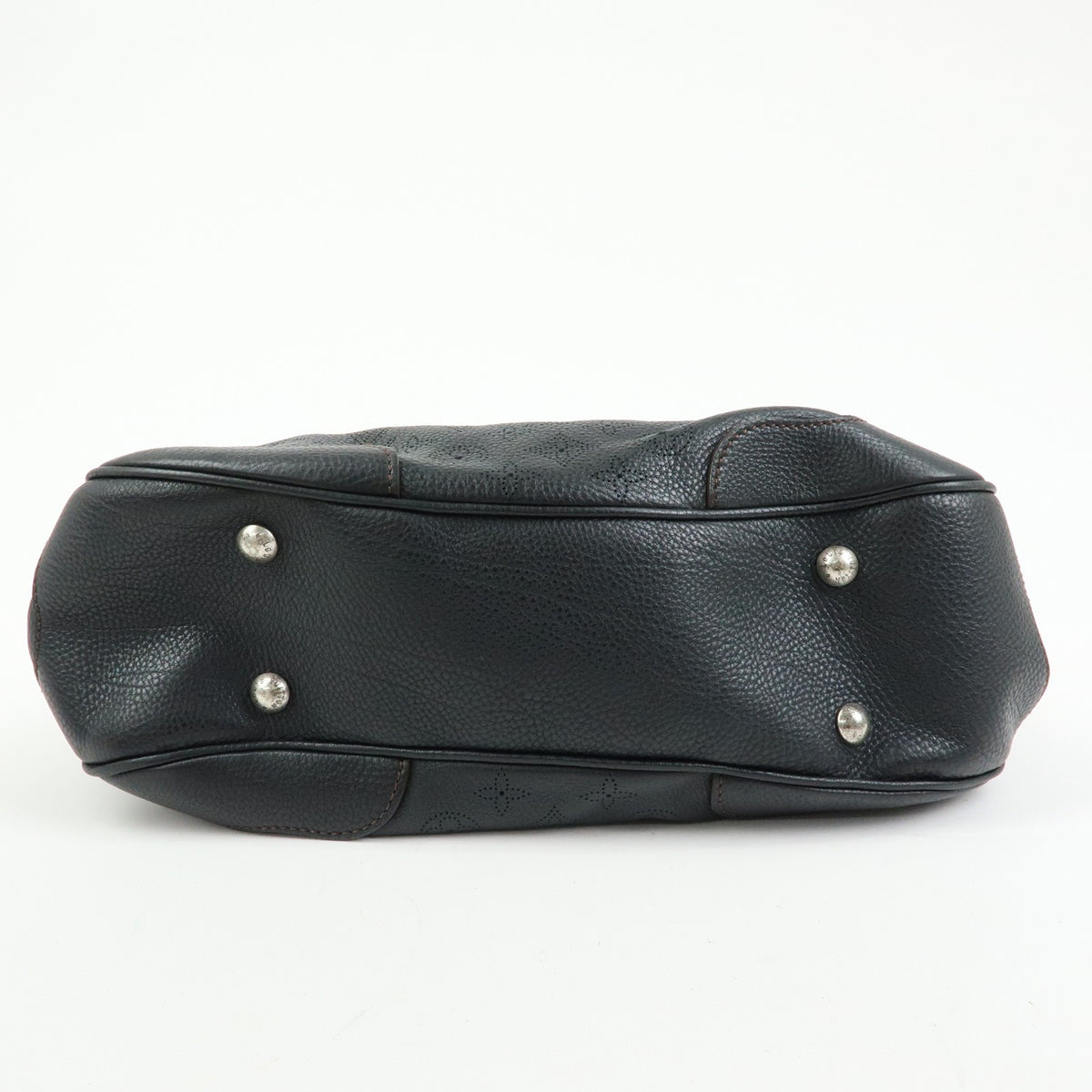 Louis Vuitton Solar Mahina Leather, Black, Leather, Handbag