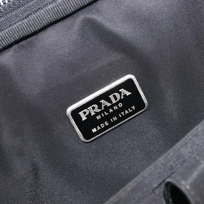 Prada Briefcase Tessuto and Saffiano Leather, Black, Nylon, Briefcase