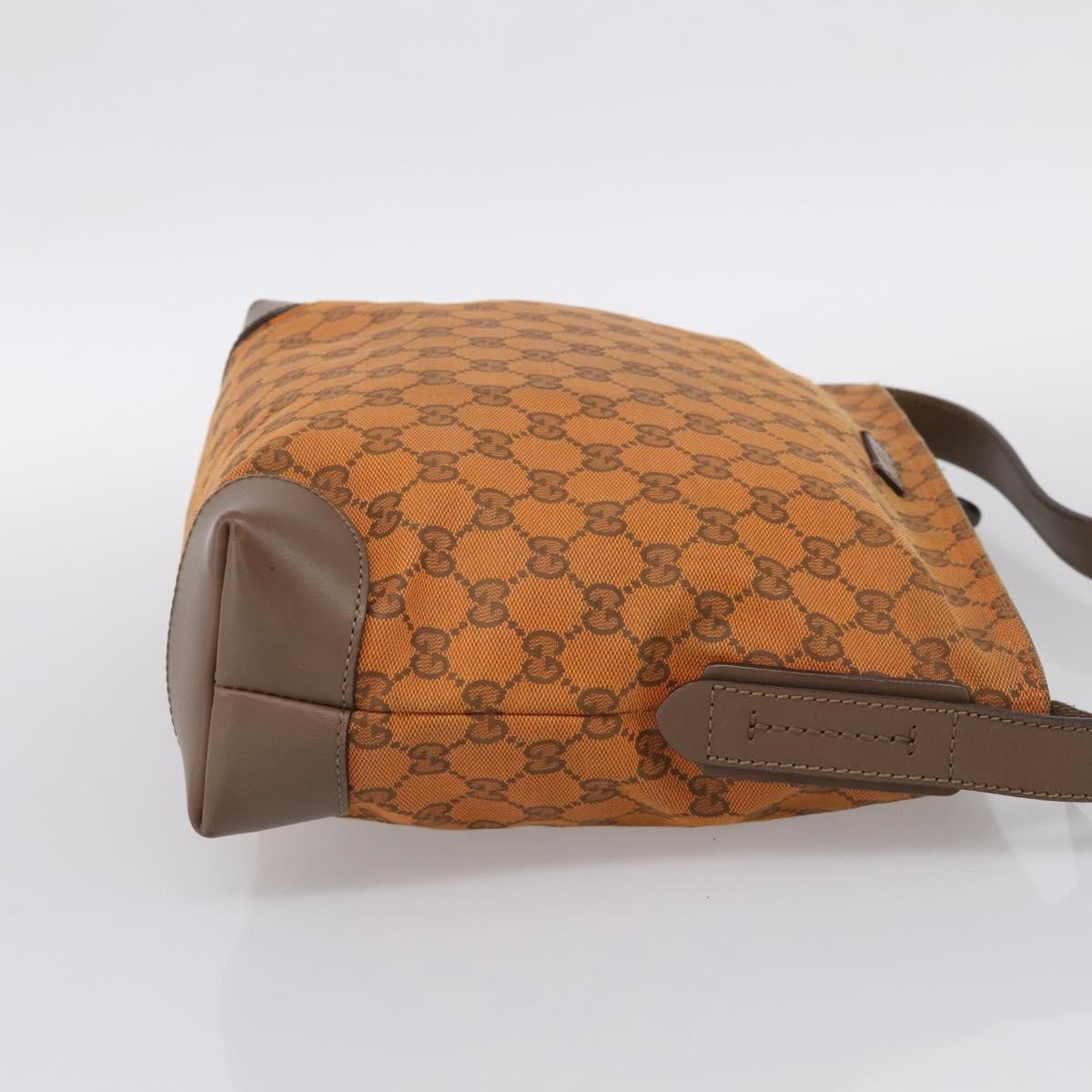 Gucci Shoulder Canvas, Orange, Canvas, Shoulder Bag