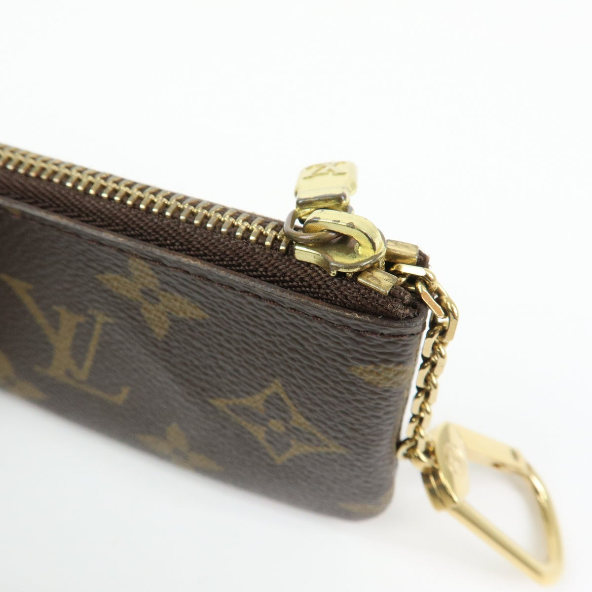 Louis Vuitton Key Monogram Canvas, Brown, Canvas, Clutch
