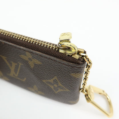 Louis Vuitton Key Monogram Canvas, Brown, Canvas, Clutch
