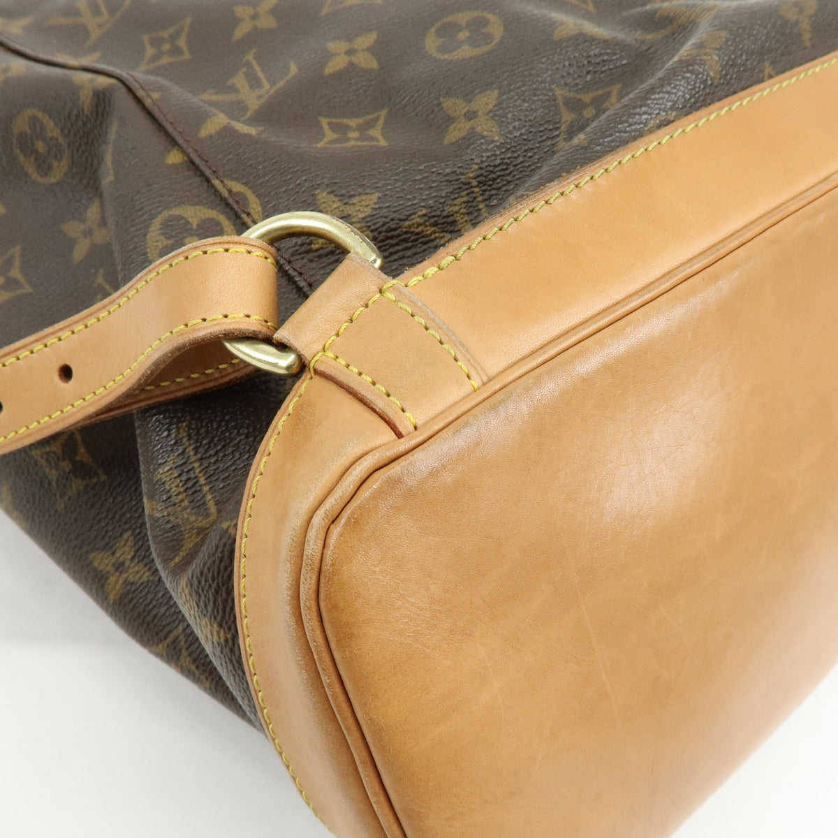Louis Vuitton Vintage Montsouris Monogram Canvas, Brown, Canvas, Backpack