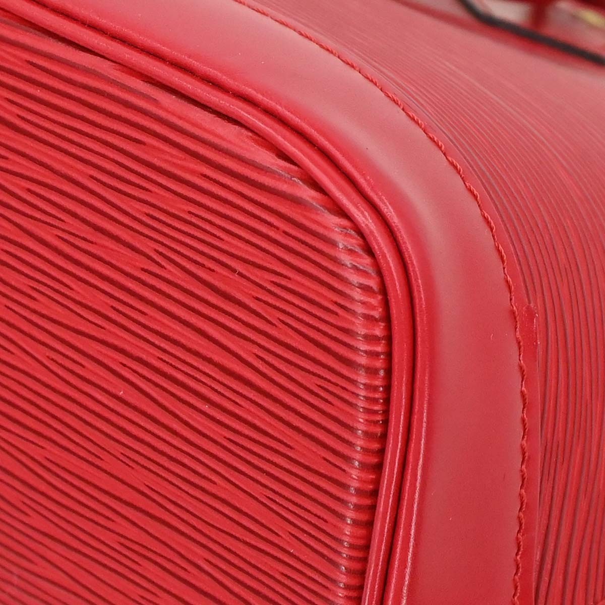 Louis Vuitton Alma Epi Leather, Red, Leather, Handbag